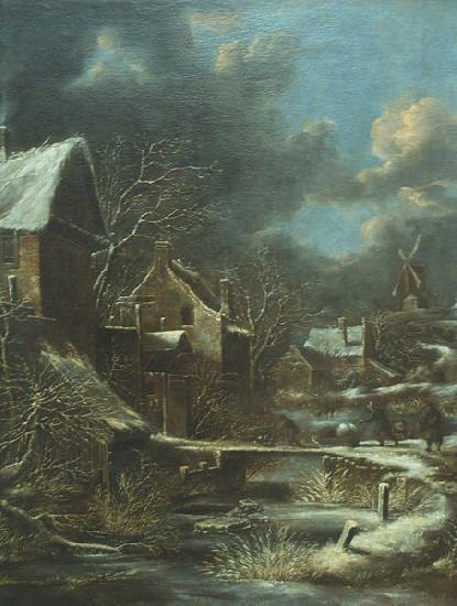 Klaes Molenaer Winter landscape. Germany oil painting art